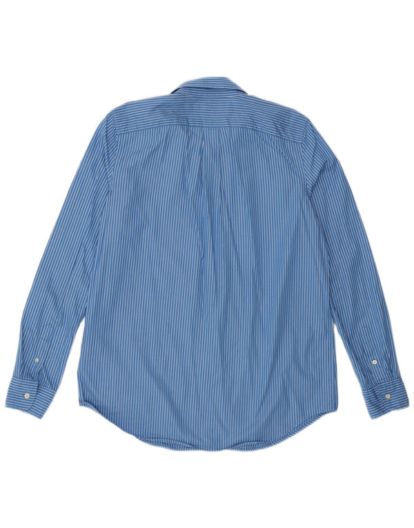 Camicia da donna Ralph Lauren US 8 cotone a righe blu medio