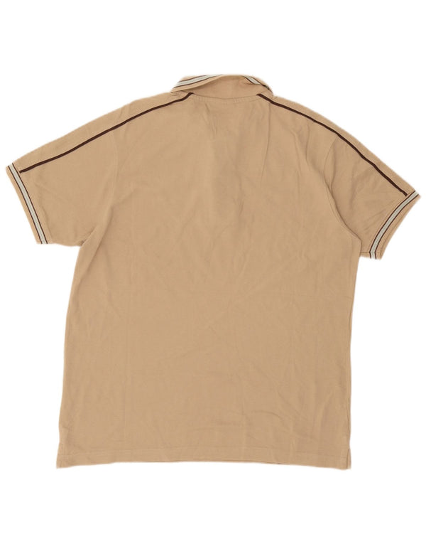 Polo da uomo Lotto Large in cotone beige