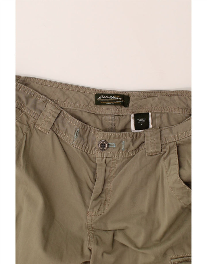 EDDIE BAUER Womens Cargo Shorts US 4 Small W27 Beige Cotton Vintage Eddie Bauer and Second-Hand Eddie Bauer from Messina Hembry 