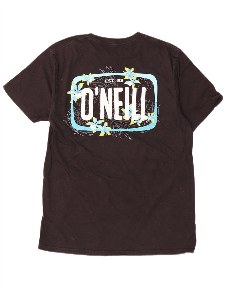T-shirt grafica da uomo O'Neill Modern Fit Top in cotone nero medio
