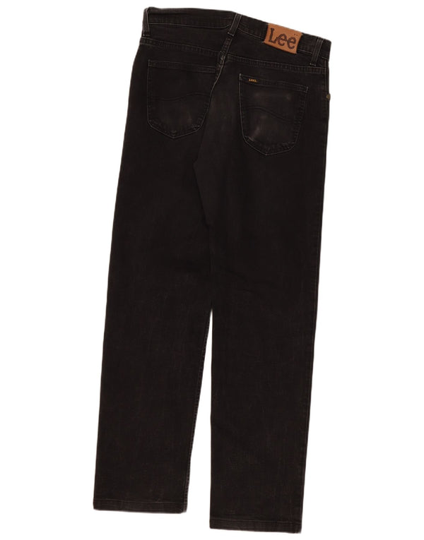 Jeans dritti da uomo Lee Brooklyn W33 L31 cotone nero
