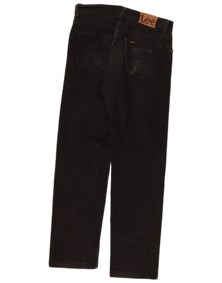 Jeans dritti da uomo Lee Brooklyn W33 L31 cotone nero