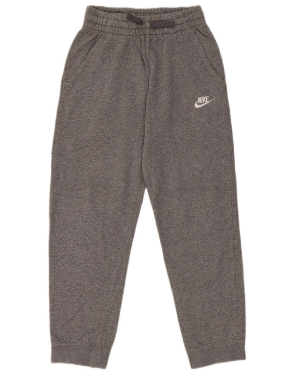 Pantaloni della tuta da ragazza Nike Joggers 12-13 anni in cotone grigio screziato