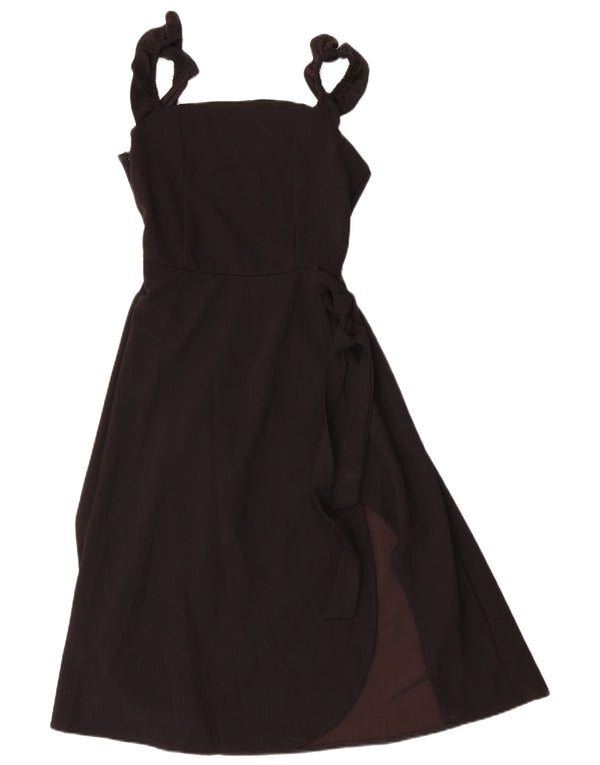 Abito lungo senza maniche da donna Abercrombie & Fitch UK 8 Small Nero