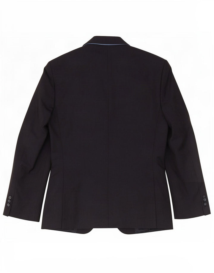 Giacca blazer a 2 bottoni da uomo Marks & Spencer UK 38 lana blu navy media