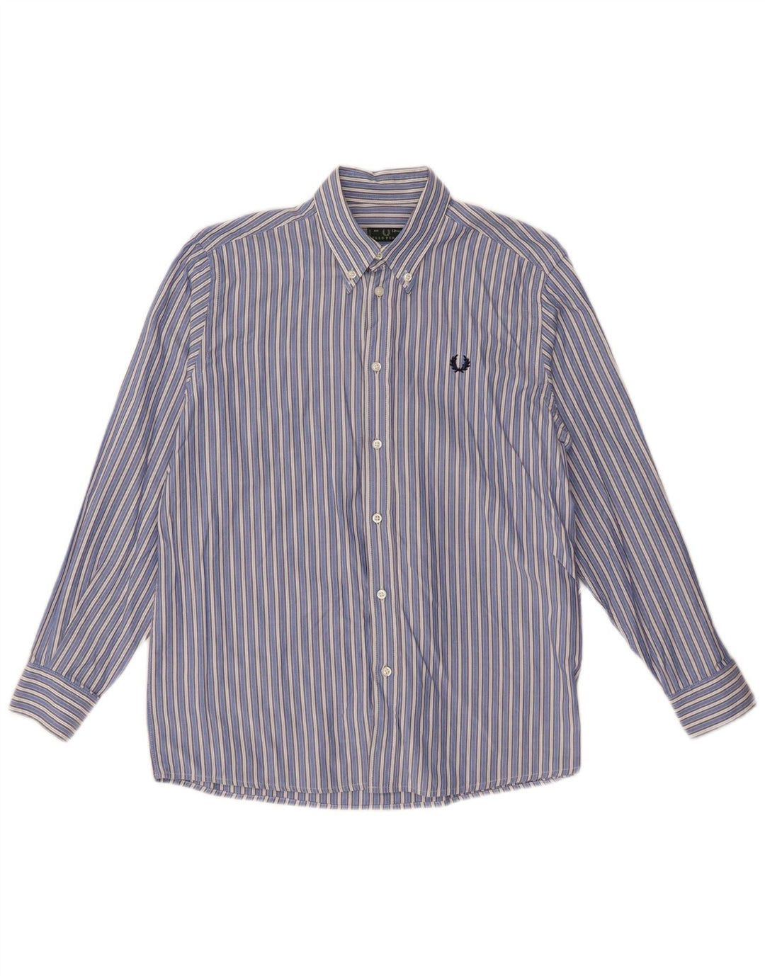 Camicia Fred Perry Bambino 11-12 anni in cotone a righe blu