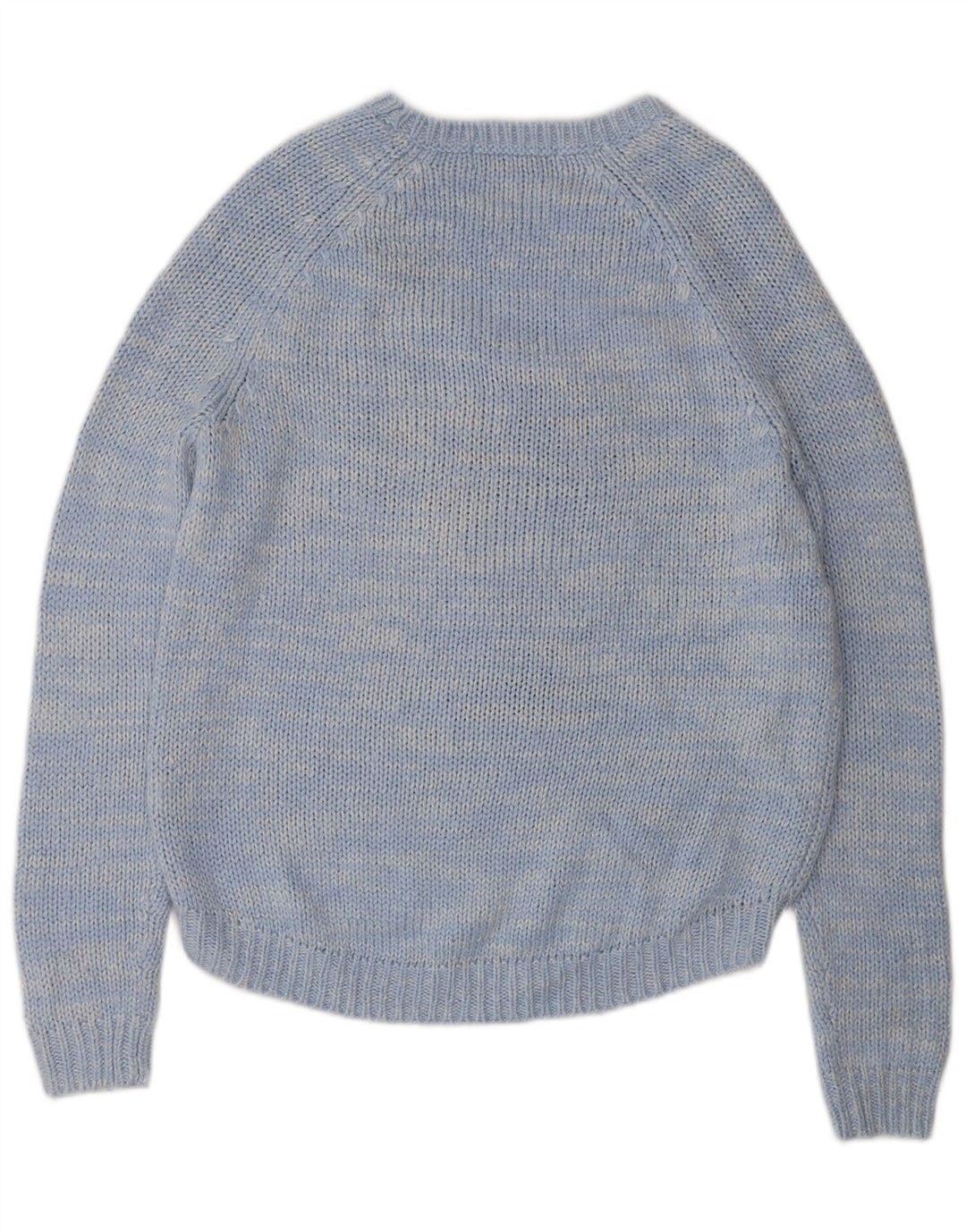 Maglione da donna con scollo a barca con grafica Marks & Spencer UK 10 piccolo blu
