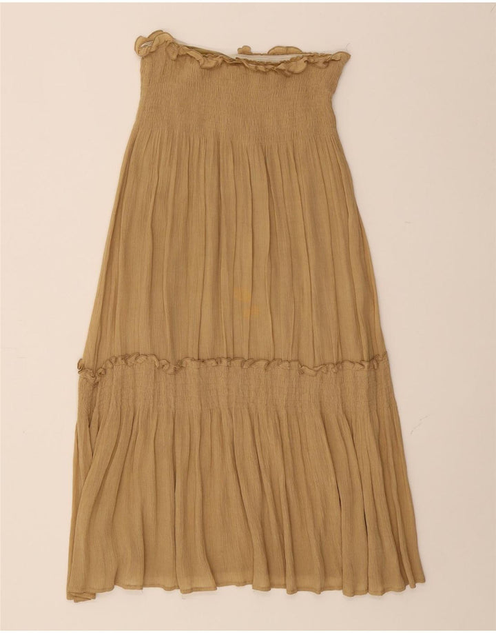 SPORTSTAFF Womens Strapless Dress Size 8 Beige Vintage Sportstaff and Second-Hand Sportstaff from Messina Hembry 