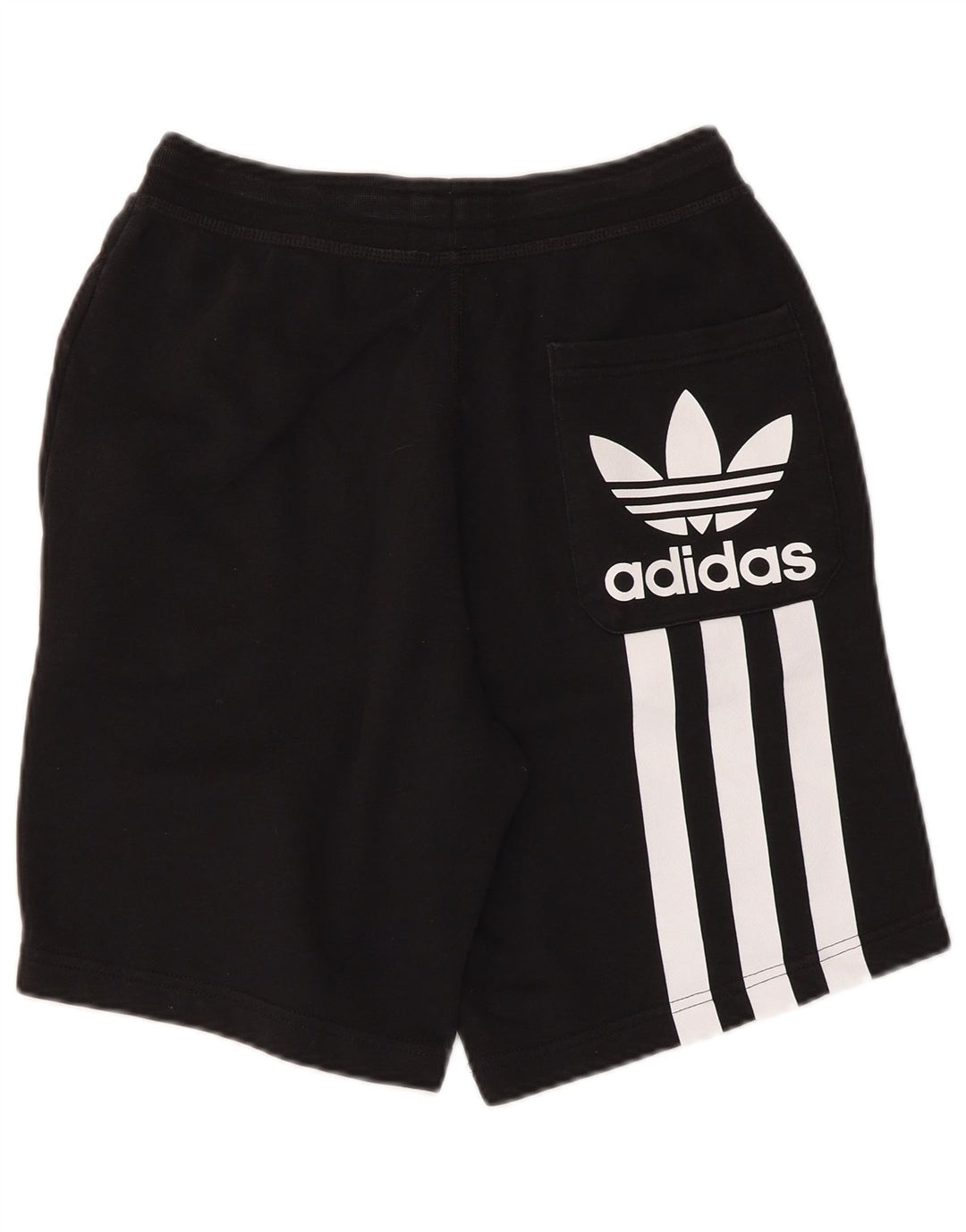 Pantaloncini sportivi grafici da uomo ADIDAS piccoli in cotone nero