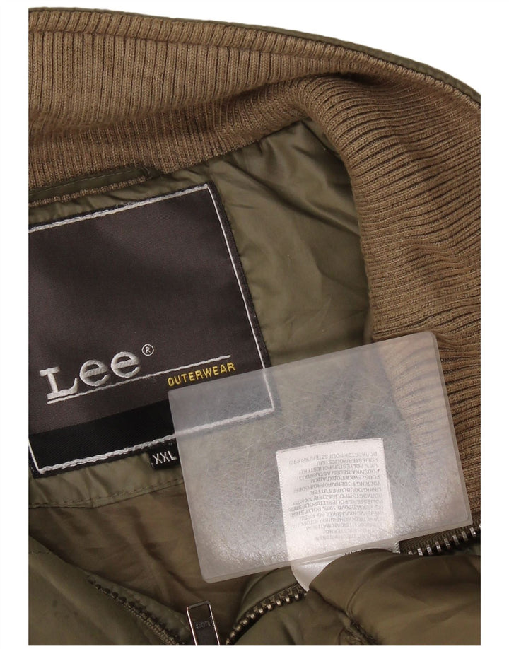 Giacca imbottita da uomo LEE UK 44 2XL Poliestere kaki