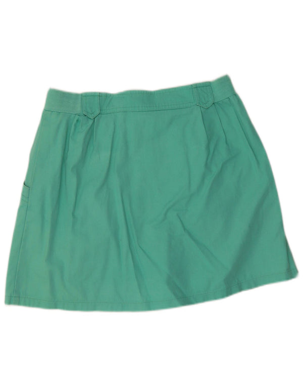 Minigonna da donna Adidas UK 10 piccola W26 cotone verde