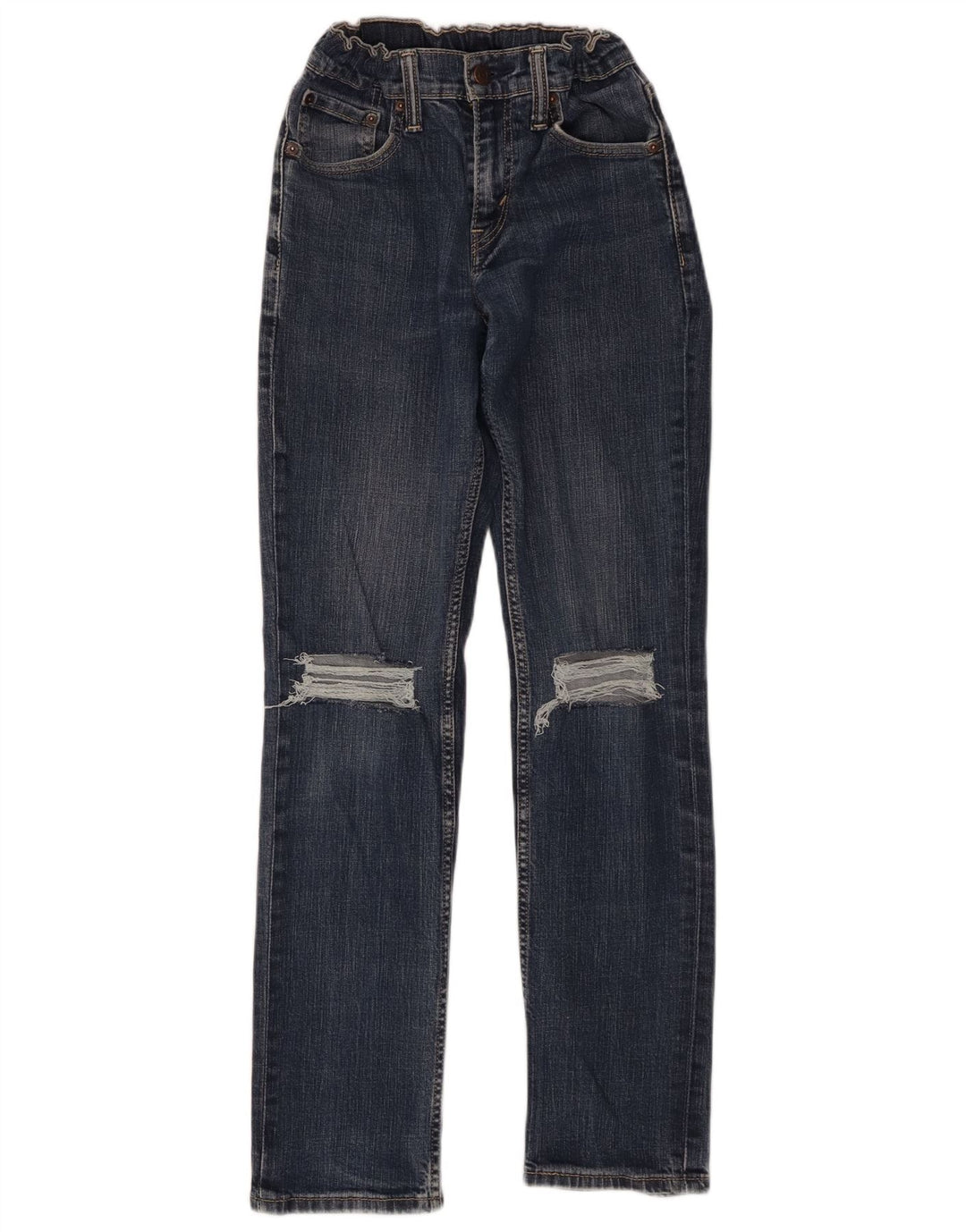 Jeans Levi's Uomo 511 Slim Distressed W29 L29 Cotone Blu