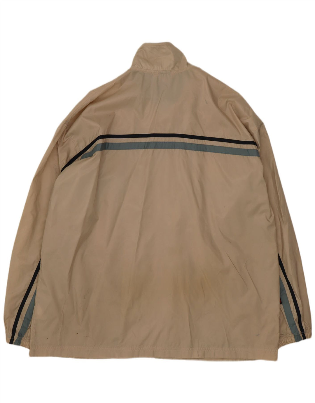 Giacca da tuta da uomo Nike 2XL Poliestere a righe beige