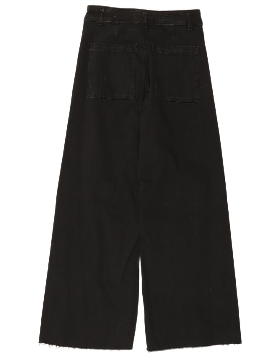 Jeans Zara da donna a gamba larga EU 40 medio W30 L28 neri