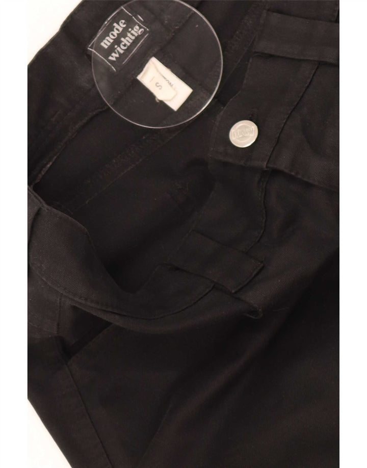 Gonna lunga da donna vintage piccola W30 in cotone nero