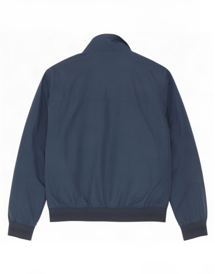 Giubbotto bomber da uomo Zara UK 40 grande poliestere blu navy