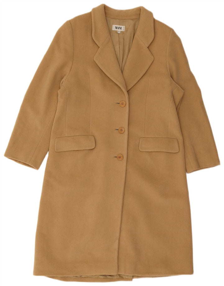 Cappotto MANI Donna IT 46 Large Beige Lana