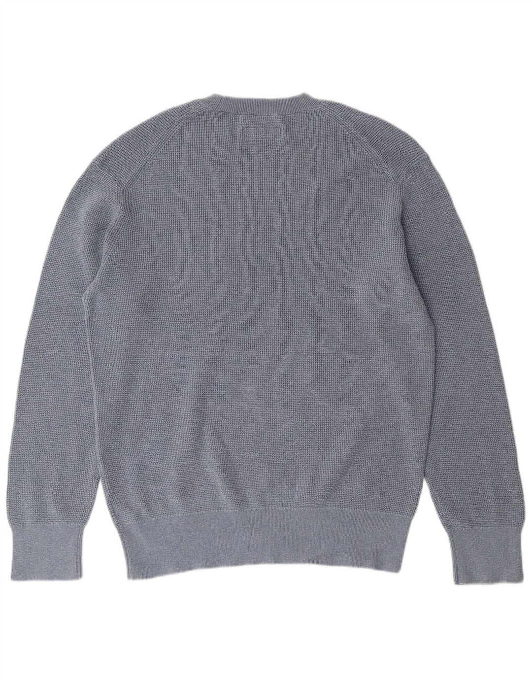 ALL SAINTS Maglione da uomo girocollo in cotone blu medio