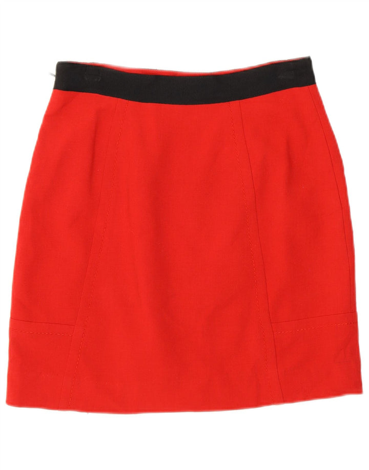 Minigonna da donna Coast UK 8 Small W26 Poliestere color block rosso