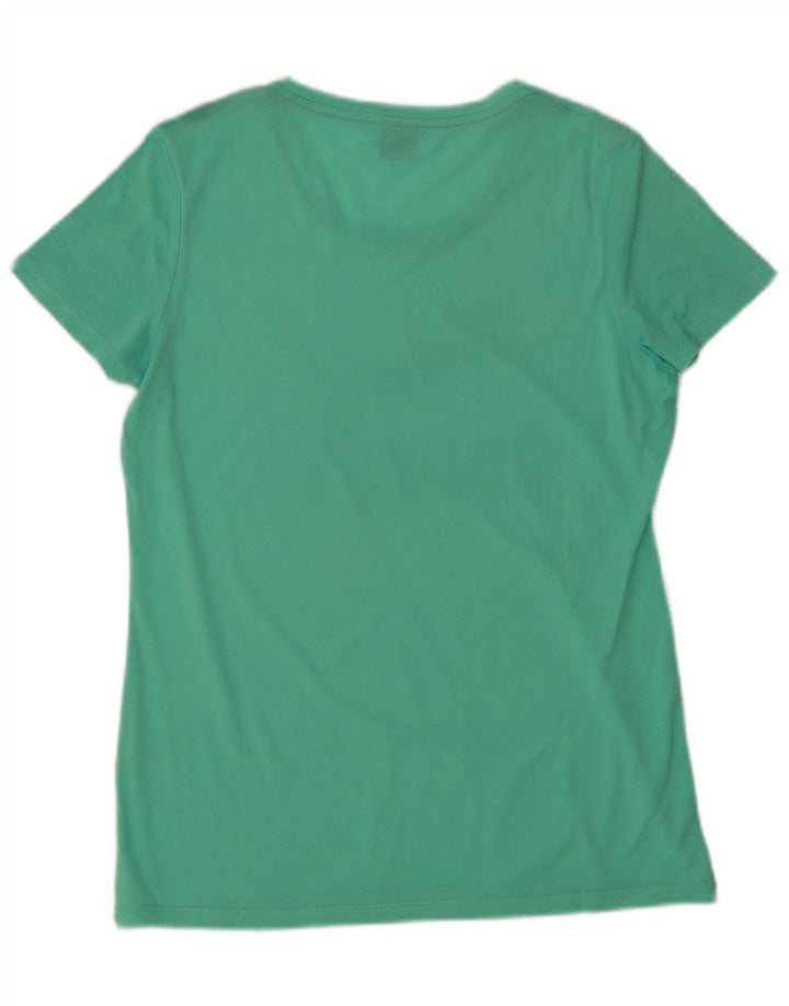 Puma T-shirt grafica da donna Top UK 14 Large Verde