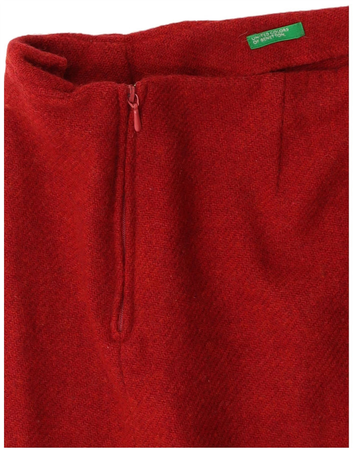 Minigonna da donna BENETTON W26 piccola bordeaux