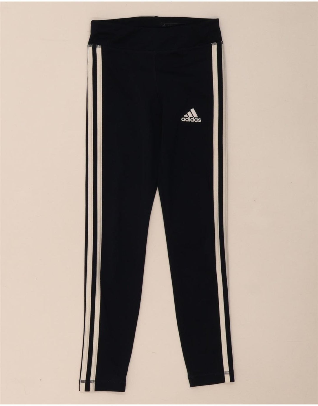 Leggings Climalite ADIDAS per ragazze 9-10 anni in poliestere blu navy