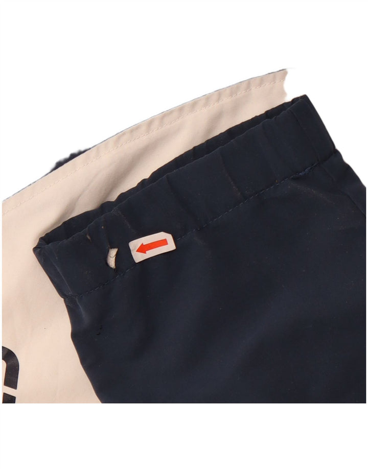 Giacca da ginnastica grafica da uomo Asics, grande, in poliestere color block bianco