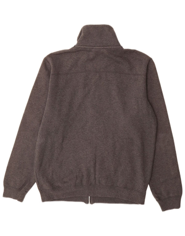 Giacca da ginnastica da uomo Adidas in cotone grigio medio