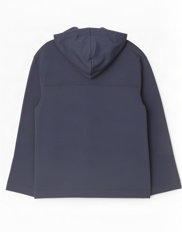 Cos Top oversize da donna con cappuccio a maniche lunghe UK 10 Small Cotone blu navy