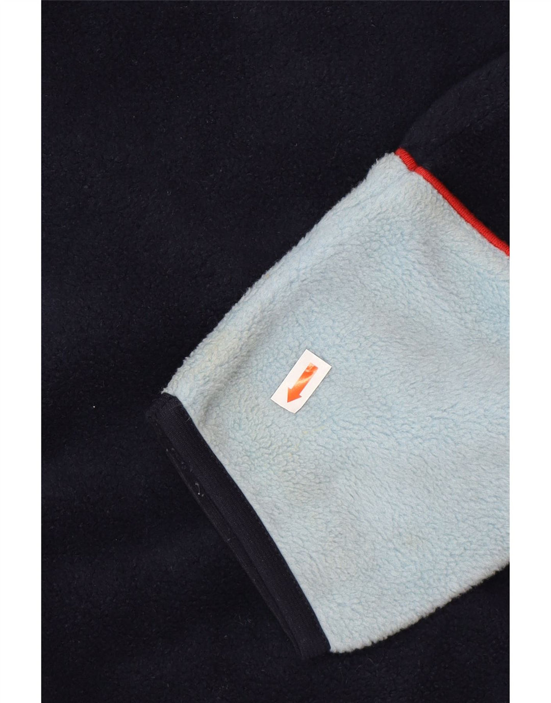 Maglione in pile da uomo Ellesse, grande, in poliestere color block blu navy