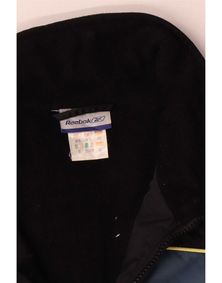 Giacca a vento grafica da uomo Reebok UK 34 XS Black Colourblock