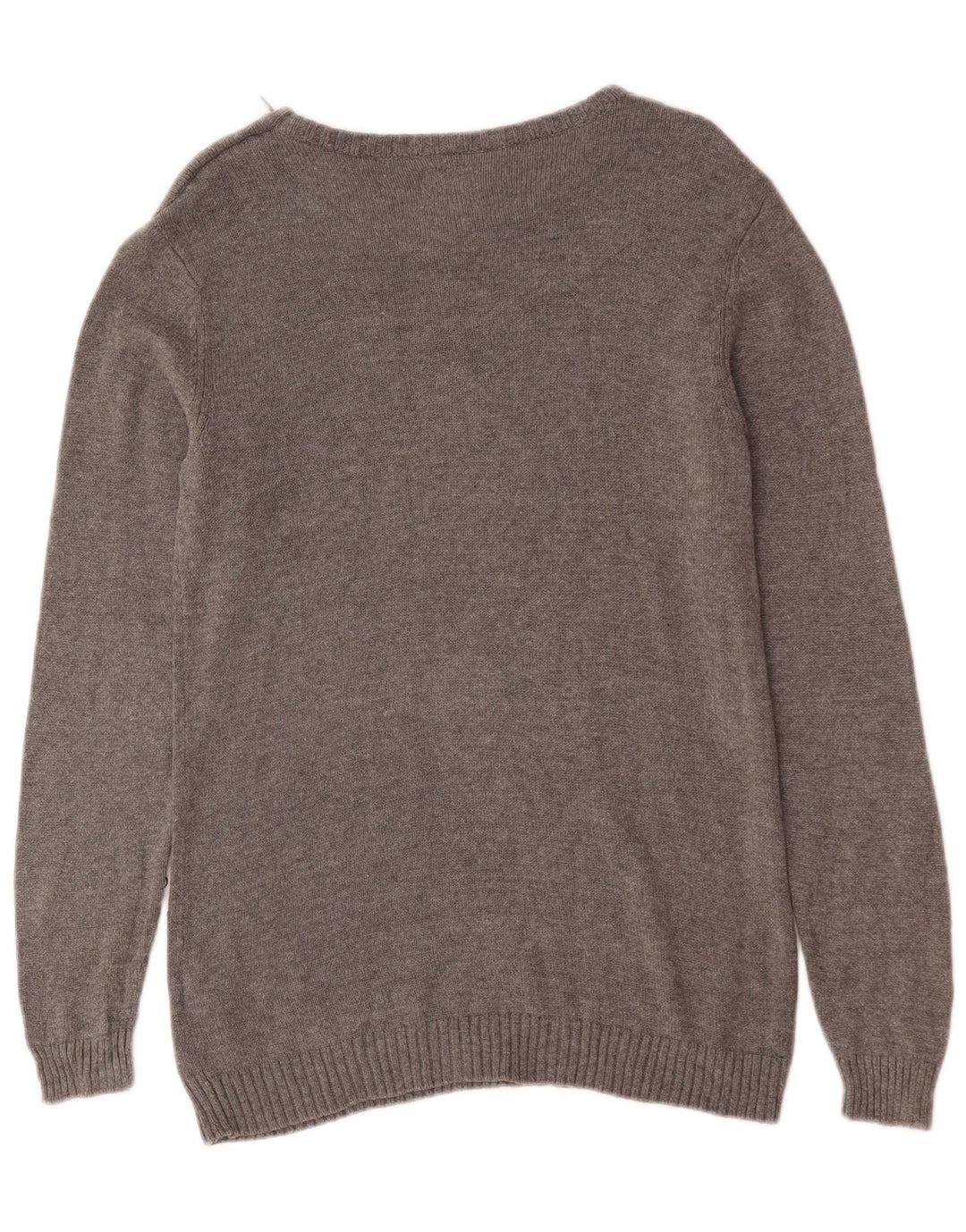 Guess Maglione da uomo con scollo a barca piccolo in cotone grigio