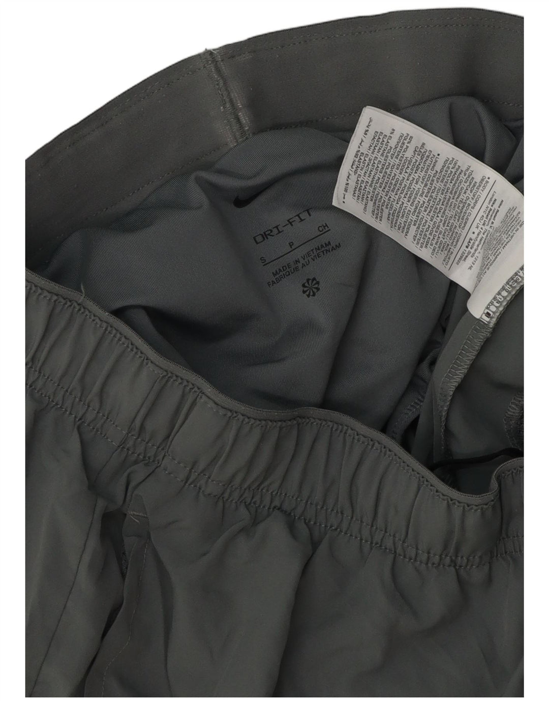Pantaloncini sportivi Nike Dri Fit da uomo piccoli in poliestere grigio