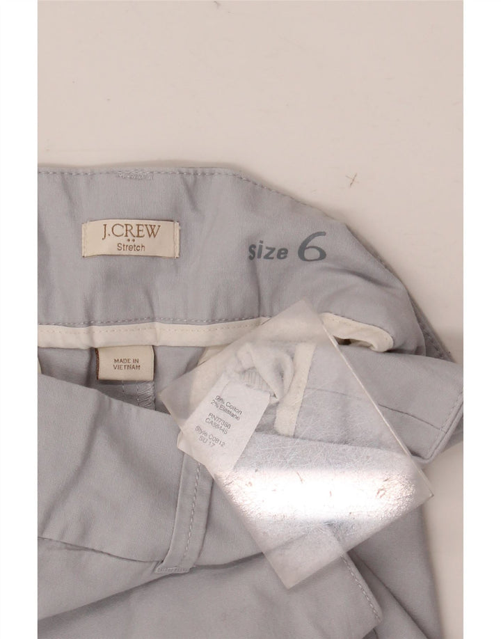 Pantaloncini chino da donna J. CREW US 6 medi W30 cotone grigio