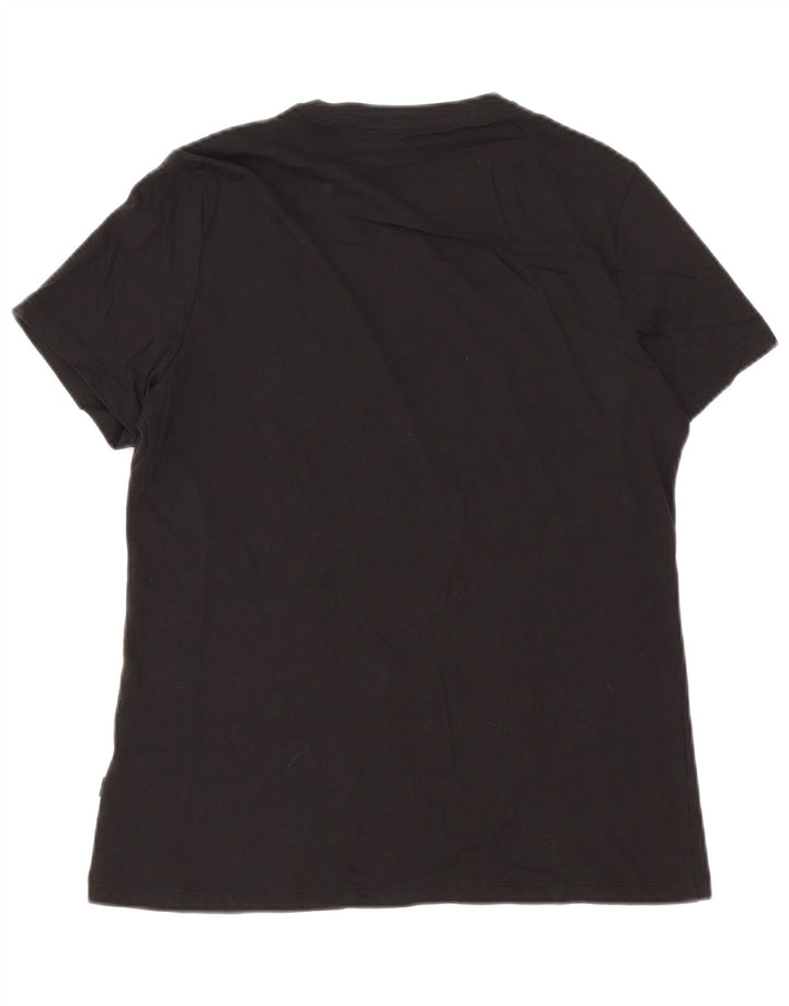 T-shirt grafica da uomo Puma Top grande in cotone nero