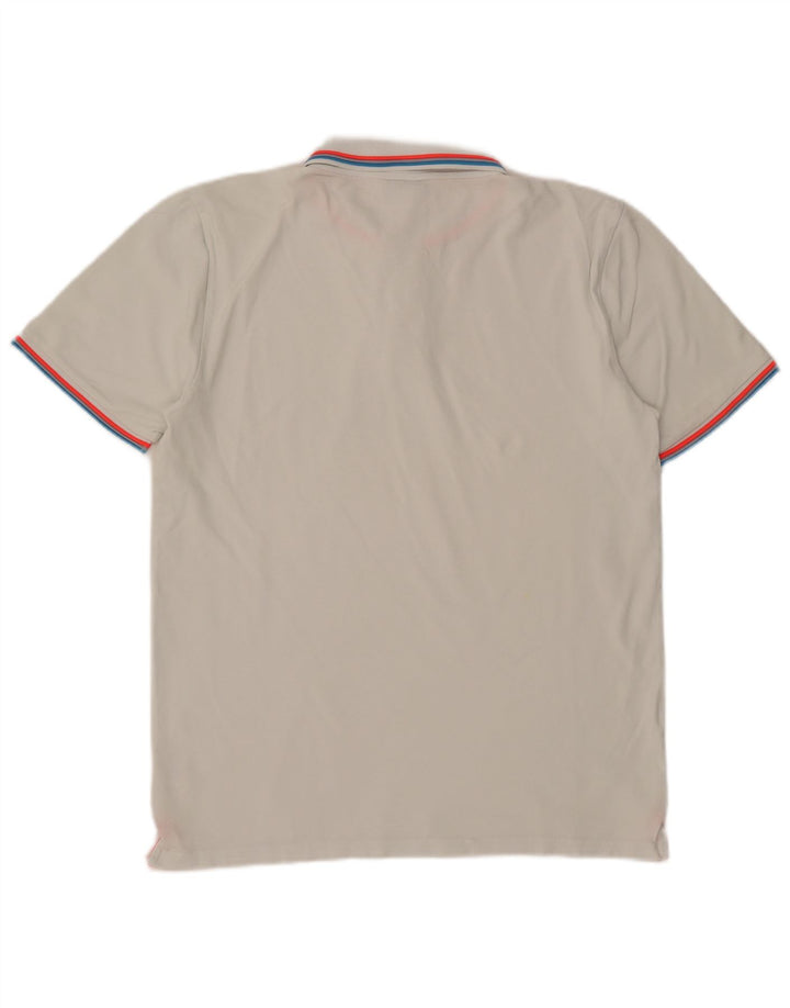 Polo da uomo Sundek XL in cotone bianco