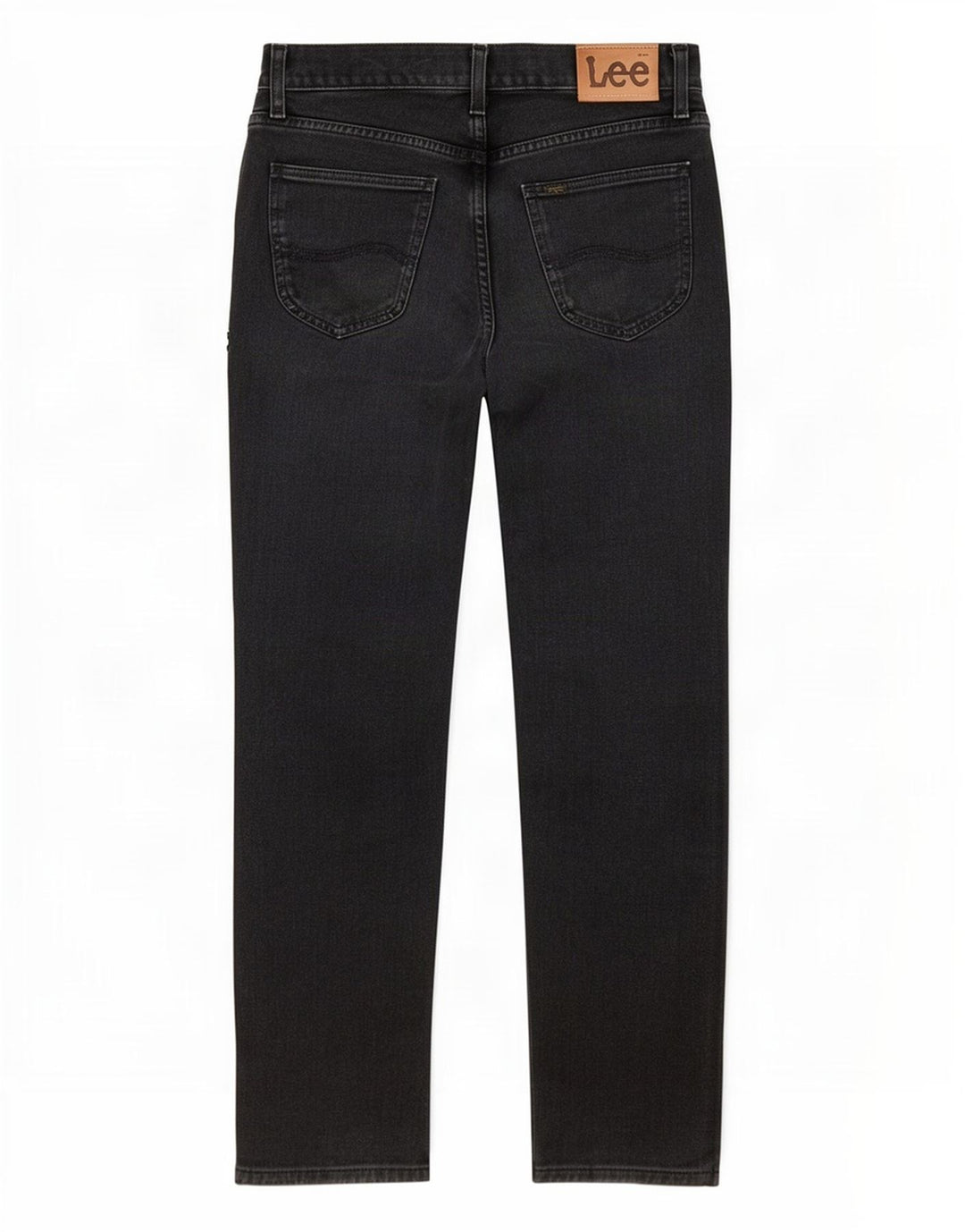 Jeans dritti da donna Lee W29 L34 cotone nero