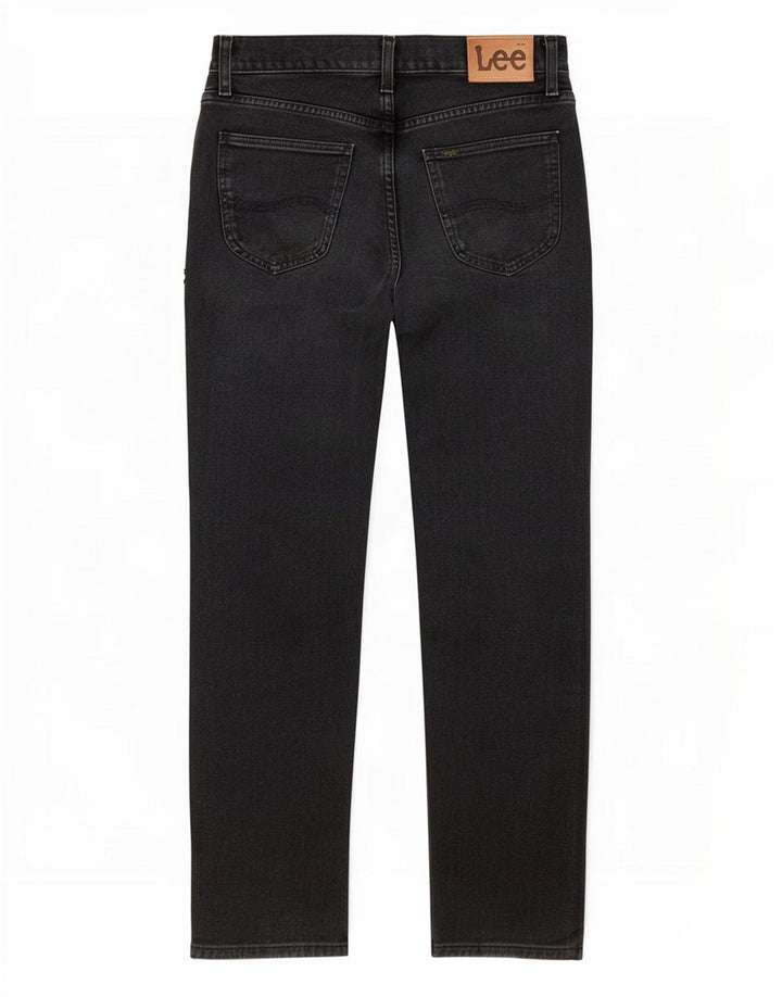 Jeans dritti da donna Lee W29 L34 cotone nero