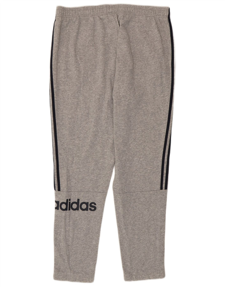 Pantaloni da tuta grafica da uomo Adidas XL in cotone grigio