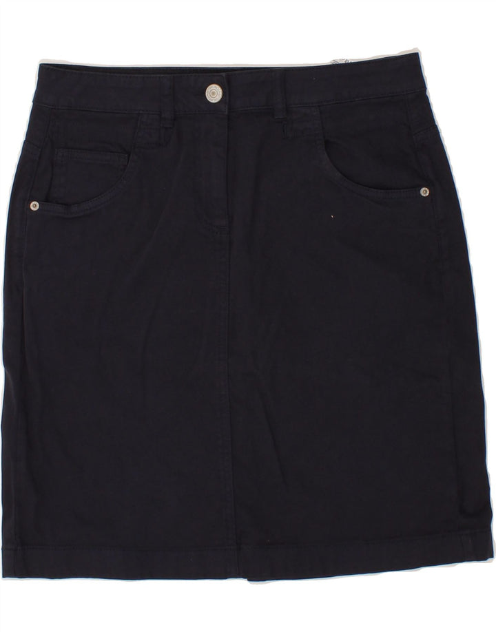 TOM TAILOR Womens Straight Skirt EU 36 Small W30  Navy Blue Vintage Tom Tailor and Second-Hand Tom Tailor from Messina Hembry 