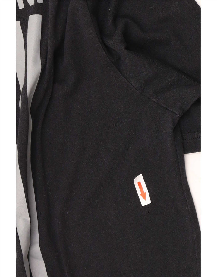 Maglietta grafica da uomo Under Armour Top medio nero sportivo