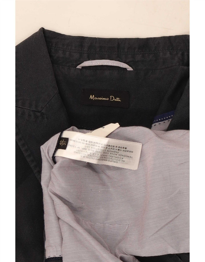 Massimo Dutti Giacca blazer a 1 bottone da donna EU 40 Blu navy medio