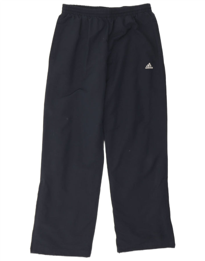 Pantaloni da tuta Adidas Clima 365 da uomo medio poliestere blu navy