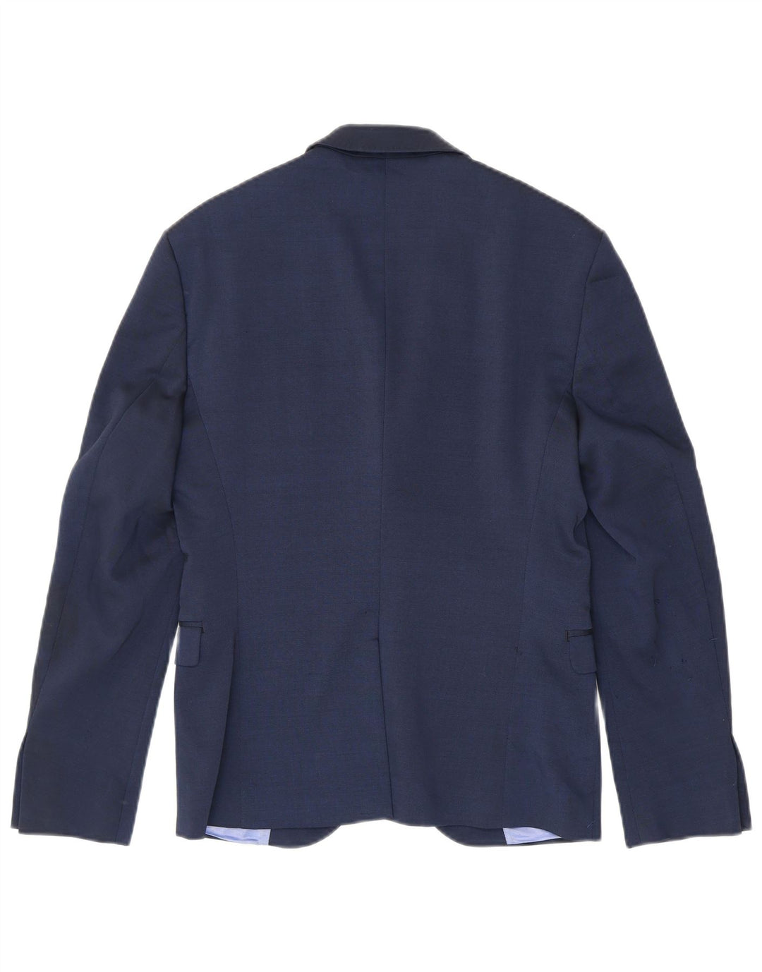 Giacca blazer da uomo a 2 bottoni Zara EU 46 piccola in poliestere blu navy