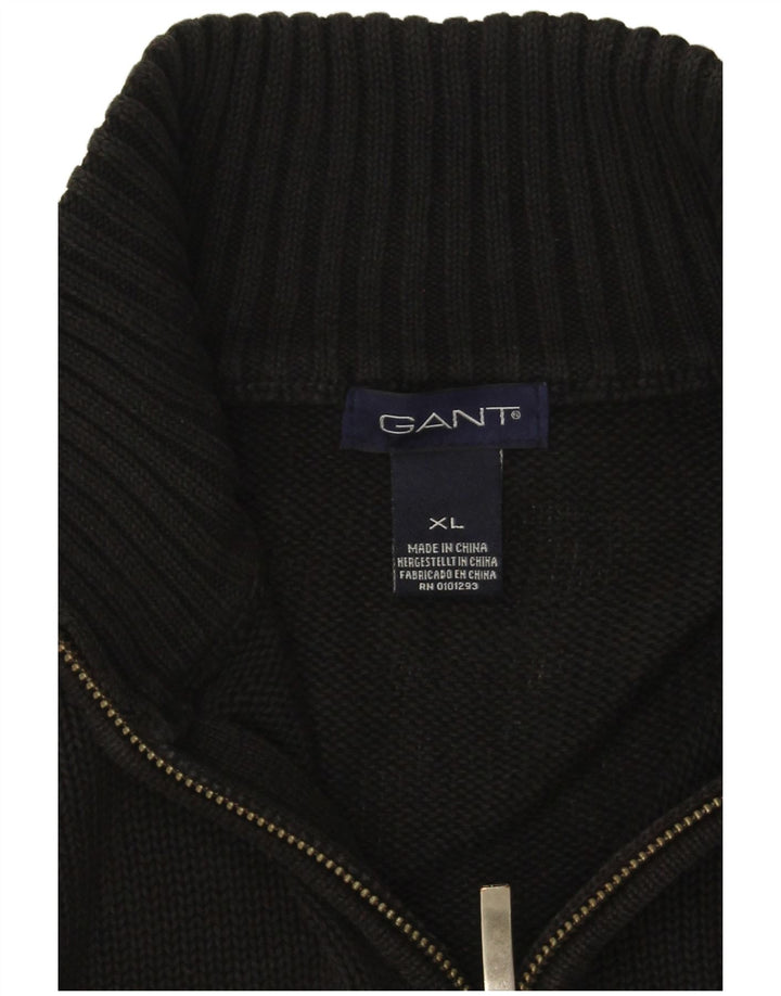 Maglione cardigan da uomo Gant XL lino nero