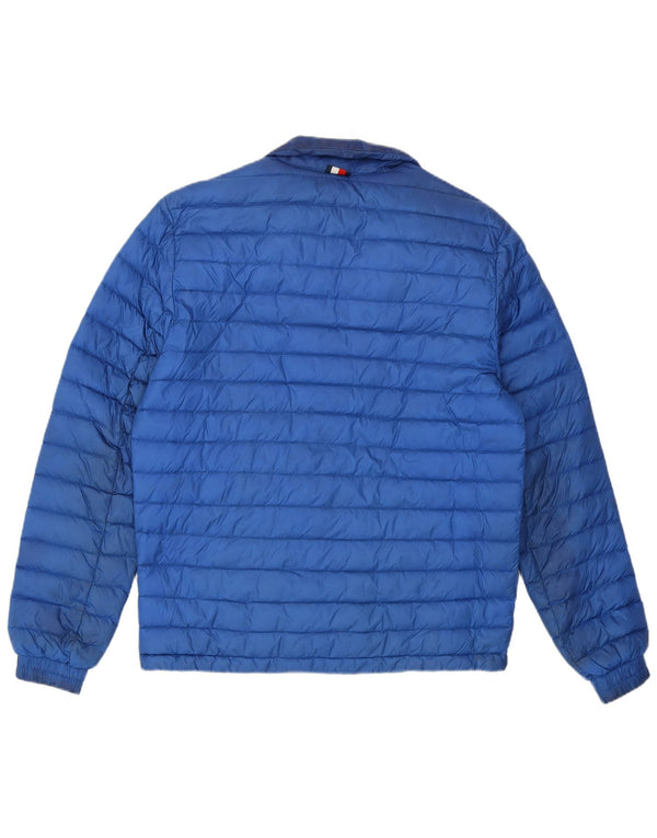 Giacca imbottita da uomo Tommy Hilfiger UK 36 Small Blu Poliammide