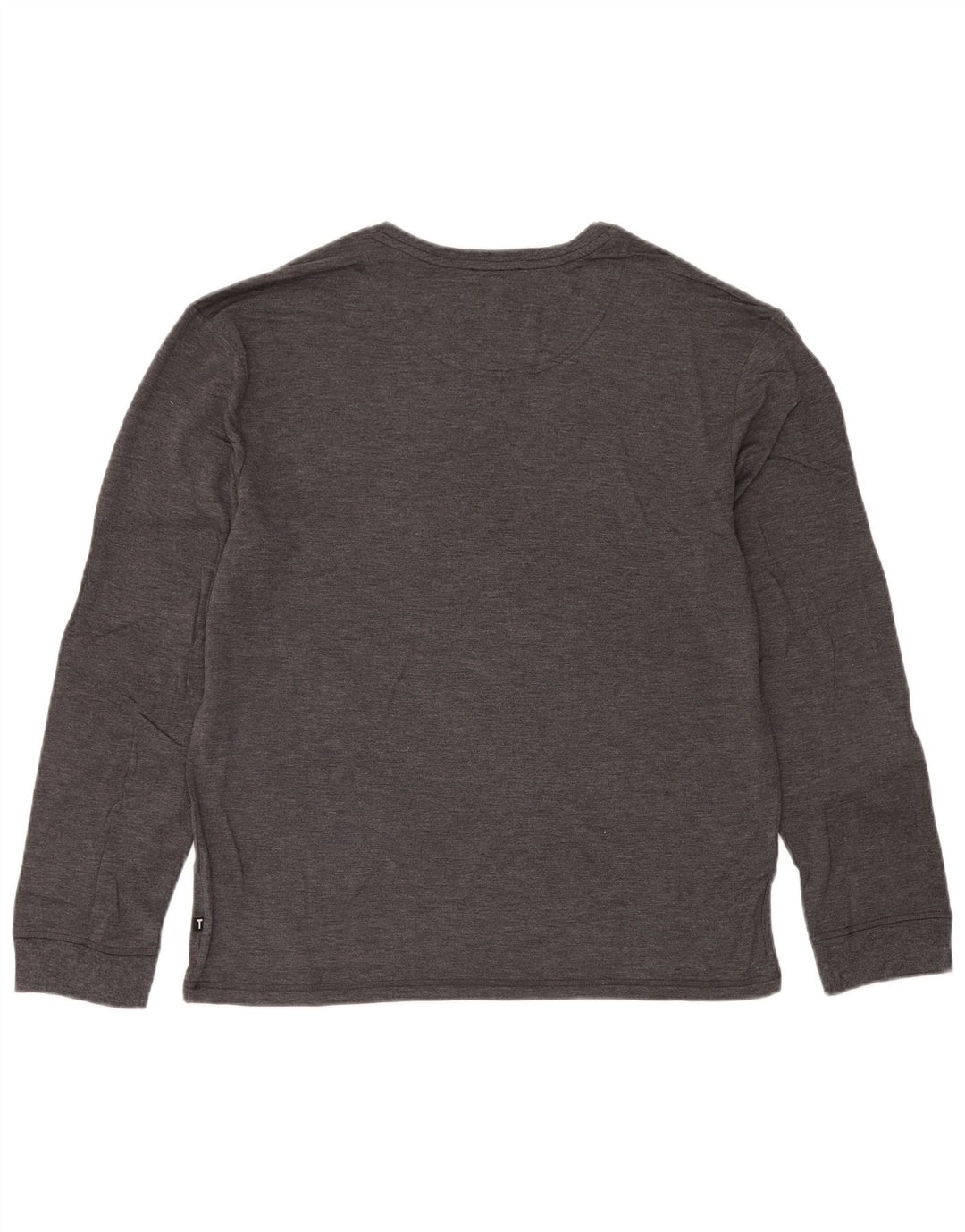 Ted Baker Top da uomo a maniche lunghe in modal grigio medio