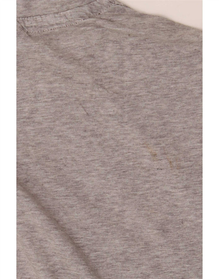T-shirt grafica da uomo Converse Top XL in cotone chiazzato grigio