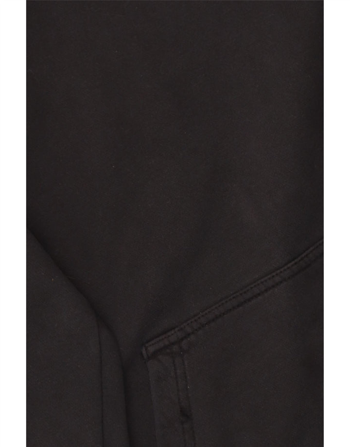 Felpa con cappuccio da uomo Nike, cotone medio nero