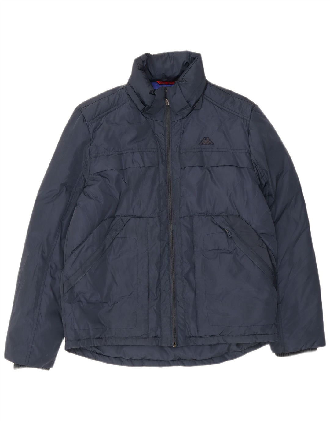 Giacca imbottita da uomo Kappa UK 40 Large blu navy in poliestere